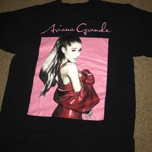 Ariana grande black, pink, and white tour merch!